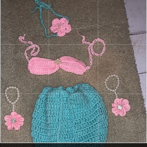 Infant Mermaid outfit/costume - Picture 2 of 3